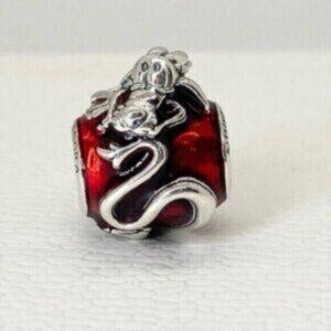 Pandora Disney Mulan Mushu Charm Bead #798632C01